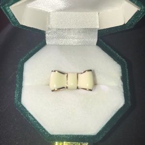 Kate Spade Cream Bow Ring